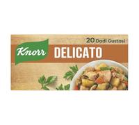 Knorr Dado Delicato, il gusto leggero che esalta ogni piatto, 20 dadi | Da sciogliere in acqua per preparare brodi gustosi o arricchire le tue ricette