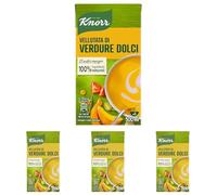 Knorr - Le Vellutate, Verdure Dolci, con Un Goccio di Crema di Latte - 500 ml (Confezione da 4)