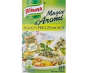 Knorr Magia d'Aromi, Aglio e Prezzemolo, 8 Cubi - 88 gr