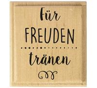 Knorr Prandell 211800351 Knorr prandell 211800351 - Timbro in legno, dimensioni 4,3 x 5,5 cm, motivo: lacrime di gioia