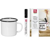 KNORR prandell Set fai da te tazza smaltata bianca