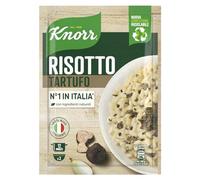 Knorr Risotto al Tartufo, Risotto Pronto con Ingredienti Naturali, 100% Riso Italiano e Chicci al Dente, Preparazione in Pentola o al Microonde, 175g, 2 Porzioni