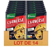 Knorr Zuppa di essiccazione cinese, 45 g, 14 pezzi
