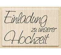 KnorrPrandell 1800002 - Timbro "Einladung zu unserer Hochzeit", 6,5 x 4,1 cm