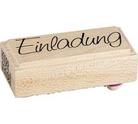 KnorrPrandell 1800300-STAMP- "Einladung" (Invitation) - 6 x 2,5 cm