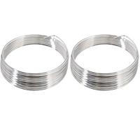 KnorrPrandell Gütermann 6461123 - Filo Metallico 1,2mm Ø, Colore: Argento (Confezione da 2)
