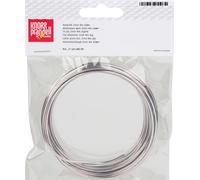 KnorrPrandell Gütermann 6464009 - Filo d'alluminio 2mm Ø, Confezione da 4 Metri, Colore: Argento