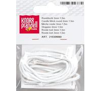 KnorrPrandell Gütermann 8309060 - Stoppini Rotondi 3mm Ø, Confezione da 1,5 Metri