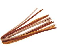 KnorrPrandell Gütermann 8471055 - Aste Pieghevoli ricoperte di Peluche, 50cm, Confezione da 10, Colore: Arancio