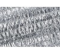KnorrPrandell Gütermann 8476713 - Nastro Pieghevole ricoperto di Peluche, 50cm, Confezione da 10, Colore: Argento
