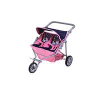 Knorrtoys 16736 - Passeggino gemellare Duo-Magic Unicorn, colore: Blu scuro