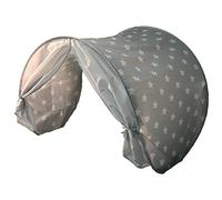 KNORRTOYS.COM 55180 - Tenda da letto Grey White Stars, grigio, bianco