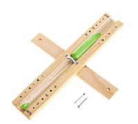 Knoruley Clessidra da Parete Clessidra In Legno con Sabbia Timer da 15 Minuti Sabbia Verde Durevole Facile da Usare