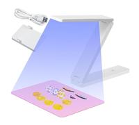 Knoruley Luce UV per Indurimento Resina Luce UV Pieghevole per Perle di Resina Lampada Grande per Stampi, Realizzazione di Gioielli, Hobby Fai da Te A
