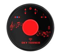 Knoruley Pedale Girapagina Wireless Portatile Mini Pedale Girapagina Musicale Controllo A Pedale Ricaricabile per Tablet, Telefoni e Multimedia