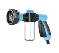 Knoruley Ugello per Lavaggio Auto Ugello per Tubo da Giardino Ugello per Autolavaggio Tubo Ad Alta Pressione In Schiuma con Dispenser di Sapone Modalità In Blu