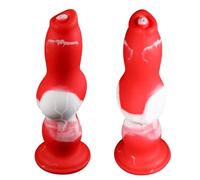 Knot Dildo Cane Fantasy Realistico Cazzo Finto Donna Anale Xxl Fallo Didol Donne Grande Realistici Dildi Uomo Xxxl Morbido Anal Falli Per Uomini Cazo in Silicone Dido Animal Giganti Anali,red-S