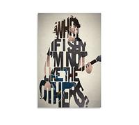 KNOTSS Dave Grohl Foo Fighters - Poster decorativo su tela, da parete, decorazione moderna, per camera da letto, 30 x 45 cm