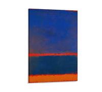 KNOTSS Mark Rothko - Poster decorativo su tela, con stampa artistica e decorazione artistica in stile moderno, 40 x 60 cm
