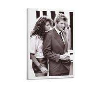 KNOTSS Richard Gere & Julia Roberts - Poster decorativo su tela, da parete, con stampa artistica e decorazione moderna, 30 x 45 cm
