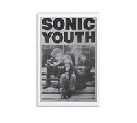 KNOTSS Sonic_youth Poster decorativo su tela con stampa artistica e decorazione artistica moderna per camera da letto, 50 x 75 cm
