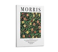 KNOTSS William Morris - Poster decorativo con melograno su tela, decorazione moderna, 40 x 60 cm
