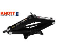 Knott Cric/Martinetto a Forbice Ruolotte Manovella Puntello 1,25t 1250kg Auto