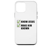 Know Jesus, Make Him Known - Christian Gospel Evangelism Custodia per iPhone 12 mini