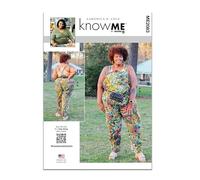 KNOW ME Aaronica B. Cole W3 - Cartamodello per tuta da donna e da donna, modello ME2083W3 (30W-32W-34W-36W-38W)