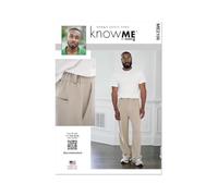 KNOW ME Cartamodello ME2106BB per pantaloni da uomo di Norris Dánta Ford BB (44-46-48-50-52)