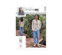 KNOW ME Donny Q AA - Cartamodello per giacca e pantaloni da uomo ME2075AA (34-36-38-40-42)
