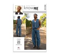 KNOW ME Happily Dressed BB ME2109BB - Cartamodello per gilet e pantaloni da uomo (44-46-48-50-52)