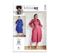 Know Me Keechii - Cartamodello ME2140N5 per camicia da donna, stile B N5 (10-12-14-16-18)