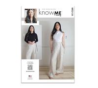 Know Me Sew Bake Make K5 - Cartamodello per pantaloni da donna e maglia con maniche varianti, ME2134K5