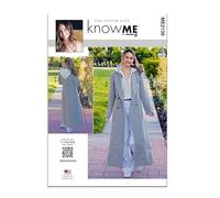 Know Me The Stitch Fitz K5 ME2139K5 - Cartamodello per giacca e cappuccio da donna, taglie dalla 40 alla 46