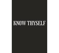 KNOW THYSELF: a college ruled line journal with daily questions