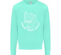 Know Your Enemy Staffy Staffordshire Terrier Uomo Sweatshirt Jumper