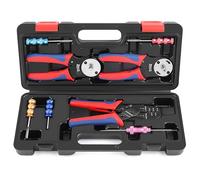 Knoweasy Kit per crimpatura per connettori Deutsch DT: crimpatrice a cilindro chiuso e crimpatrice a barilotto aperto, strumento di estrazione Deutsch, contatti solidi e stampati, terminali per