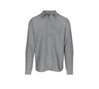 KNOWLEDGE COTTON APPAREL Camicia di flanella slim fit grigio | M