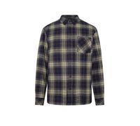 KnowledgeCotton Apparel - Regular Fit Checkered Shirt - Camicia L grigio