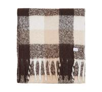 Knowledge Cotton Apparel - Sciarpa a quadri grande - Recycled Polyester Scarf Brown Check per Uomo in Poliestere Riciclato - Marrone