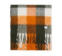 Knowledge Cotton Apparel - Sciarpa a quadri grande - Recycled Polyester Scarf Green Check per Uomo in Poliestere Riciclato - Kaki