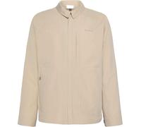 Knowledge Cotton Apparel - Sur-chemise déperlante, coupe-vent et respirante - Vent Canvas 200 Classic Overshirt Light Feather Gray per Uomo in Cotone - Taglia L - Beige