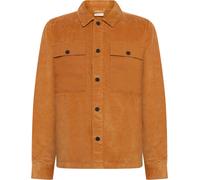 Knowledge Cotton Apparel - Sur-chemise en velours côtelé - Organic Cotton Corduroy Overshirt Apple Cinnamon per Uomo - Taglia L - Arancione