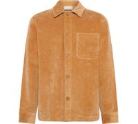 Knowledge Cotton Apparel - Sur-chemise en velours côtelé - Organic Cotton Corduroy Overshirt Apple Cinnamon per Uomo - Taglia M - Arancione