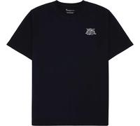 Knowledge Cotton Apparel - T-shirt in cotone biologico - Regenerative Organic Cotton Chest Embroidery T-Shirt Night Sky per Uomo in Cotone - Taglia L - Blu navy