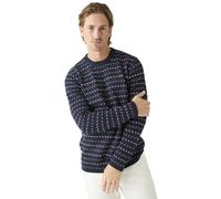 Knowledge Cotton Jacquard Knit M - maglione - uomo S Dark Blue man Cotone Organico/Biologico