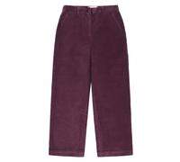 Knowledge Cotton Posey Corduroy W - pantaloni lunghi - donna 29/32 Bordeaux woman Cotone Organico/Biologico