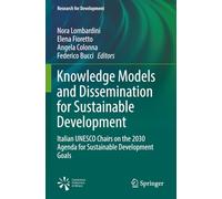 Knowledge Models and Dissemination for Sustainable Development: Italian UNESCO Chairs on the 2030 Agenda for Sustainable Development Goals