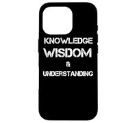 Knowledge Wisdom & Understanding NGE 5 percento t shirt Custodia per iPhone 16 Pro
